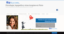 Desktop Screenshot of educare.es