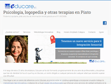 Tablet Screenshot of educare.es