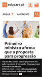 Mobile Screenshot of educare.pt