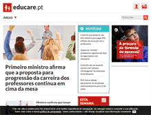 Tablet Screenshot of educare.pt