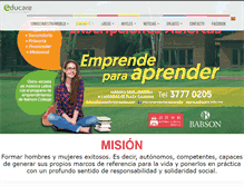 Tablet Screenshot of educare.edu.mx
