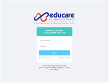 Tablet Screenshot of hr.educare.sg